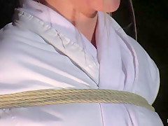 Kristine & Dia Zerva & Amber Keen & Nina in Tahoe: Exiled From Dick Mountain Pt 4: Busy Day Out Doors - HogTied