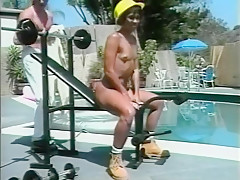 Hottest pornstar Lana Sands in amazing small tits, vintage adult video