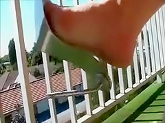 Incredible amateur High Heels, Outdoor sex movie