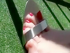 Incredible amateur High Heels, Outdoor sex movie