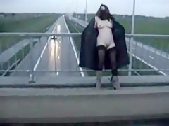 Crazy amateur Public, Stockings adult clip