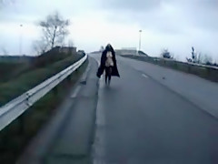 Crazy amateur Public, Stockings adult clip