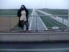 Crazy amateur Public, Stockings adult clip