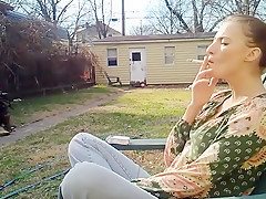 Incredible amateur Softcore, Outdoor porn scene