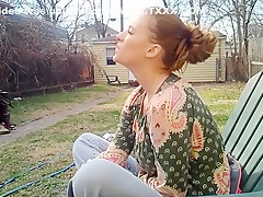 Incredible amateur Softcore, Outdoor porn scene