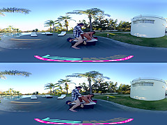 Alice Lighthouse & Alex D in Alice Lighthouse Seduced by the Pool - VRHush