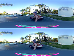 Alice Lighthouse & Alex D in Alice Lighthouse Seduced by the Pool - VRHush