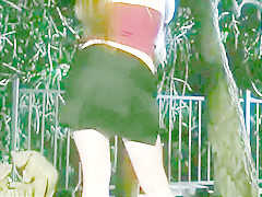 Flash and piss outside