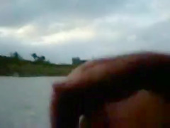 Fapping to fascinated black women at the beach of Miami