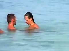 Friends caught masturbating on the beach
