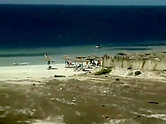 German tourists film a sex scene on the deck