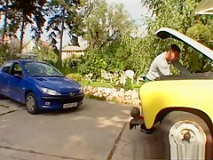 Crazy pornstar Lara Croft in best brunette, outdoor sex scene