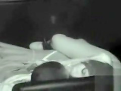 British lovers playing around in the dark