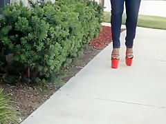 Horny homemade High Heels, Foot Fetish porn scene