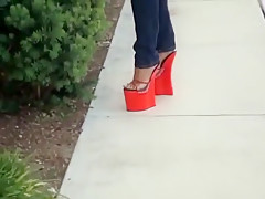Horny homemade High Heels, Foot Fetish porn scene
