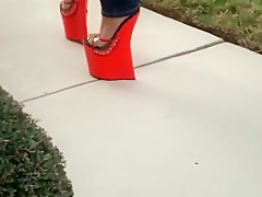 Horny homemade High Heels, Foot Fetish porn scene