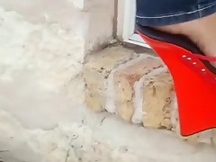 Horny homemade High Heels, Foot Fetish porn scene