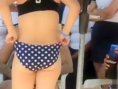 Beach volleyball girls have amazingly hot booties