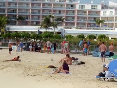 Nude boob on the adventurous babe