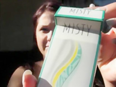Crazy amateur Smoking, Outdoor porn video