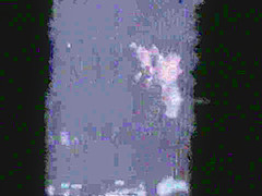 Sweet babe has most of her butt revealed on tape