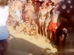 Filmed on cam beach party only in Russia