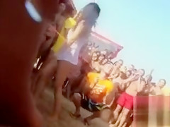 Filmed on cam beach party only in Russia