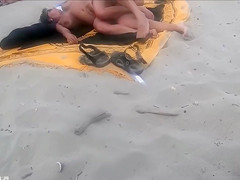 Group of French nudists have some kinky fun at a beach of Cap d'Agde