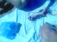 German pervert jerks off to women on topless beach