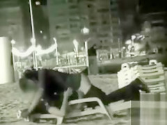 Drunk babe with curly hair gets her pussy plowed at the beach