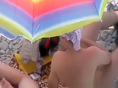 Man fingers her nudist wife cunt