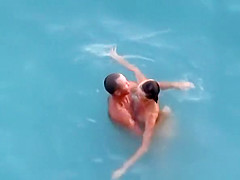 Nudist woman fucked in rocky beach