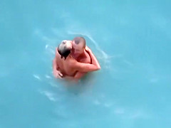 Nudist woman fucked in rocky beach