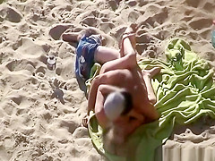 Big cock fuck in the beach