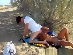 Public sex at beach