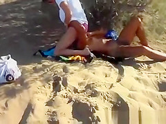 Public sex at beach