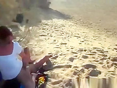 Public sex at beach