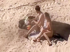 Nude brunette blows and rides penis