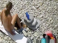 Nude beach mutual masturbation