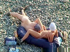 Blowjob and pussy eating at beach