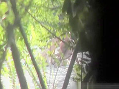 Nudist couple fucking in the beach