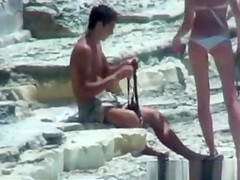 Busted Trying Fuck on the Rocks