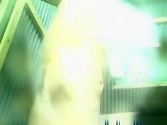 Japanese teen takes shower