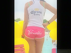 Sexy babes in shorts and bikini sexy asses