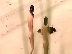 Young nudist beach fuck