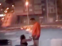 Couple caught fucking