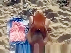 Older Couple beach sex