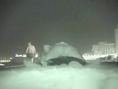 Couple caught fucking outdoor