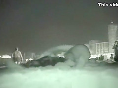 Couple caught fucking outdoor