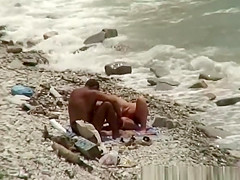 Nude woman sucks her naked man penis